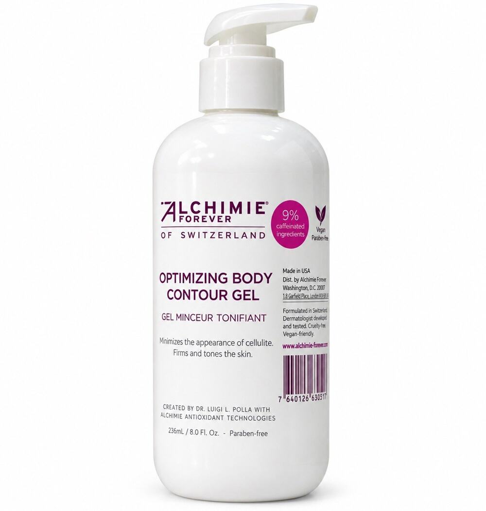 Alchimie Forever Optimizing Body Contour Gel 8 oz Paraben-Free NEW